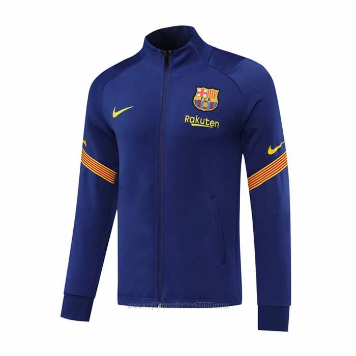 Chaqueta del Barcelona 20202021 Azul Camisetas de futbol baratas
